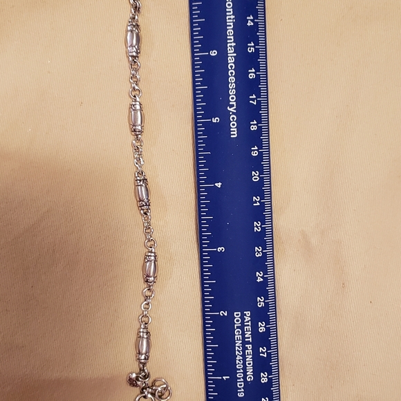 BRIGHTON (Retired) Blair Barrel Link Heart Charm Bracelet - Picture 6 of 6